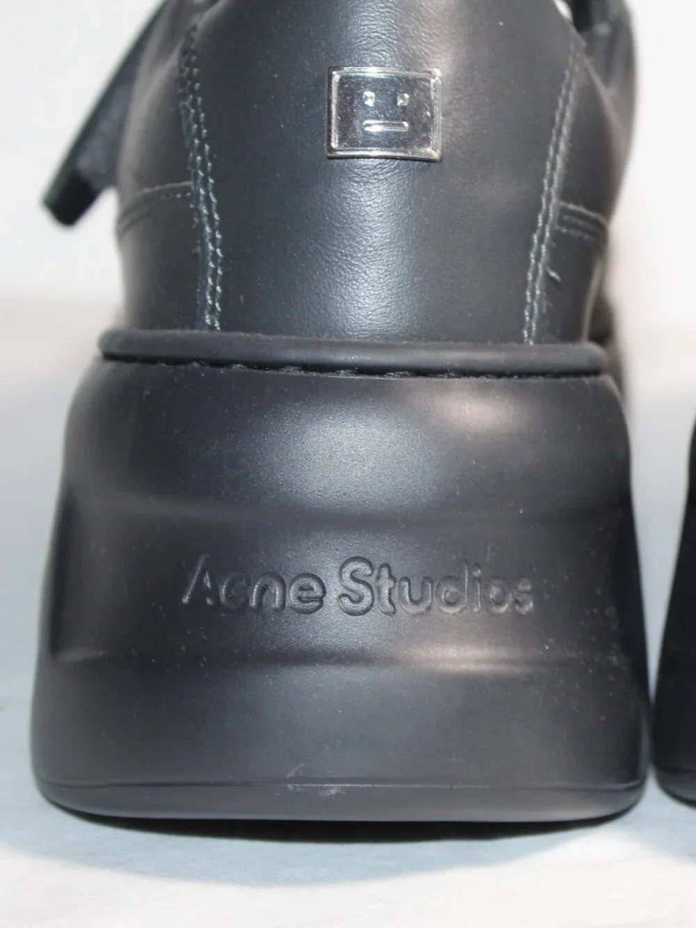 NEW Acne Studios Steffey U Friend Platform Sneaker Trainers Mini Wedge Black 41